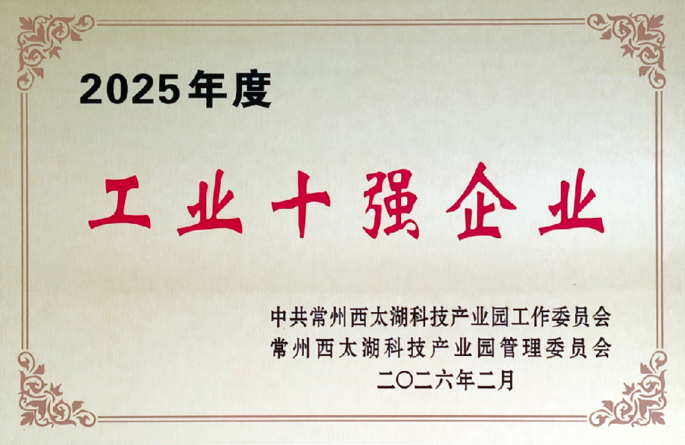 2025年度工业十强企业